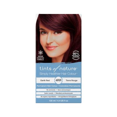 Tints of Nature Permanent Hair Colour 4RR (Earth Red)